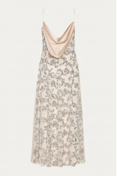 NIDODILEDA Elsewhere Dress Sequined Net Over Satin