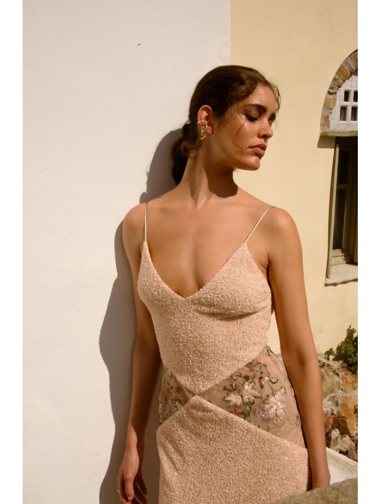 NIDODILEDA Entarlo Dress Beaded Sequined