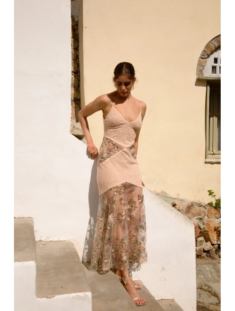 NIDODILEDA Entarlo Dress Beaded Sequined