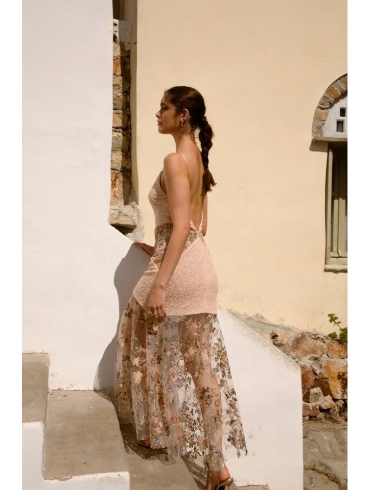 NIDODILEDA Entarlo Dress Beaded Sequined