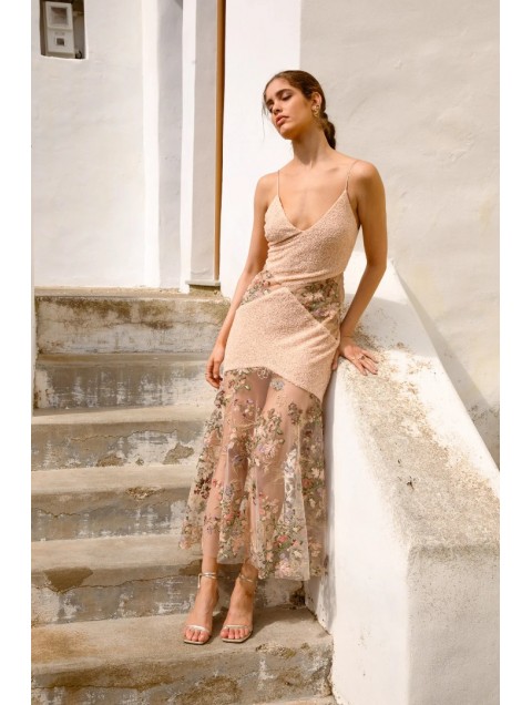 NIDODILEDA Entarlo Dress Beaded Sequined