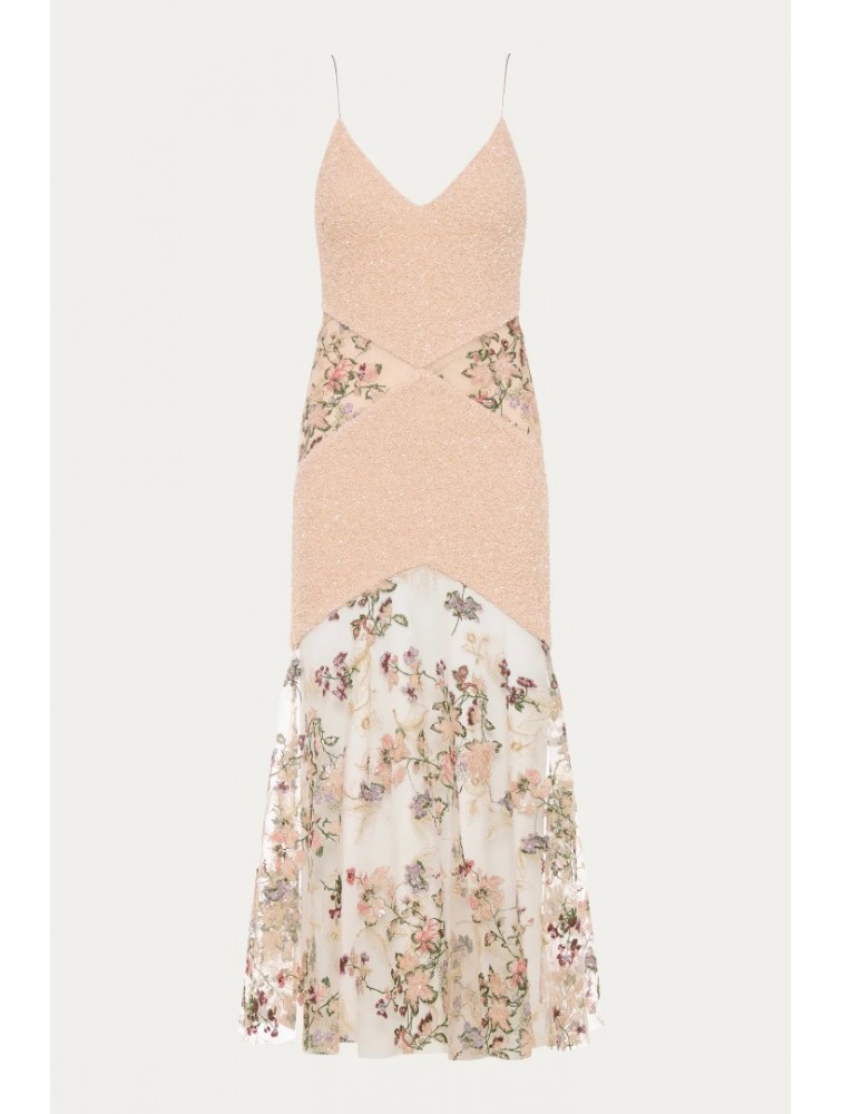 NIDODILEDA Entarlo Dress Beaded Sequined