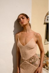 NIDODILEDA Entarlo Dress Beaded Sequined