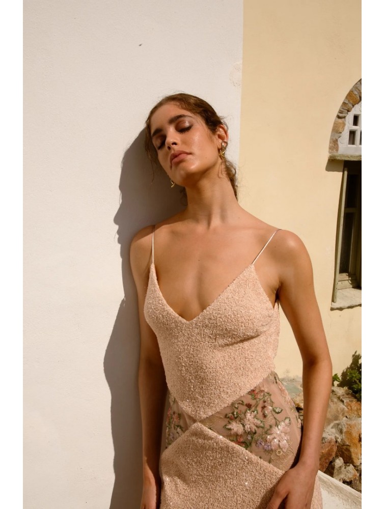 NIDODILEDA Entarlo Dress Beaded Sequined