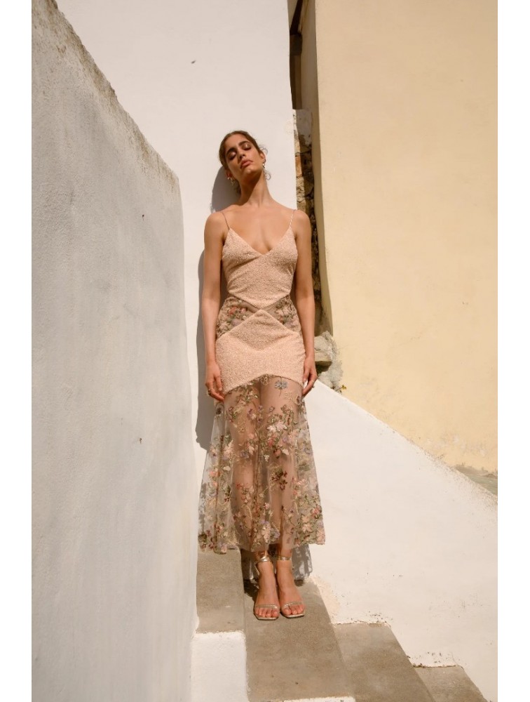 NIDODILEDA Entarlo Dress Beaded Sequined