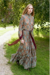 NIDODILEDA Eve Dress Knitted Lace Brown Veraman Καφέ Κεντητό Φόρεμα