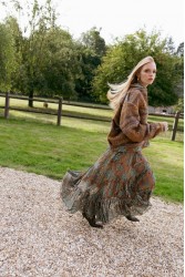 NIDODILEDA Eve Dress Knitted Lace Brown Veraman Καφέ Κεντητό Φόρεμα
