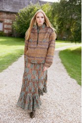 NIDODILEDA Eve Dress Knitted Lace Brown Veraman Καφέ Κεντητό Φόρεμα