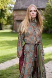 NIDODILEDA Eve Dress Knitted Lace Brown Veraman Καφέ Κεντητό Φόρεμα