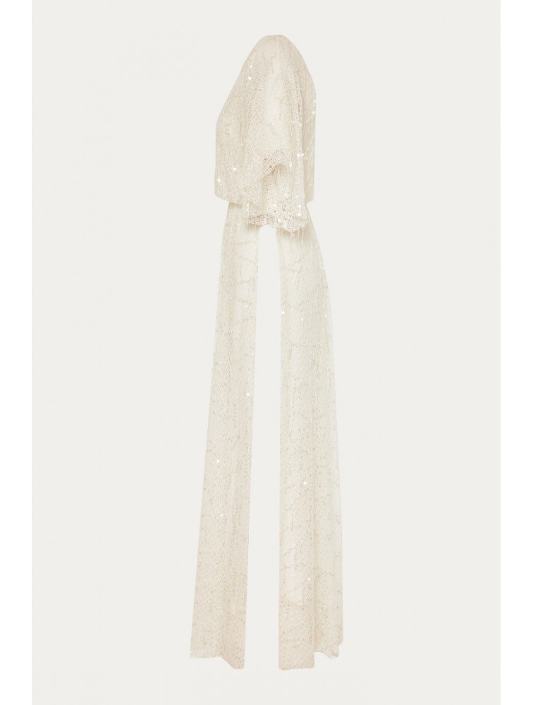 NIDODILEDA Ezra Slit Dress Off White Εκρού Φόρεμα