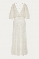NIDODILEDA Ezra Slit Dress Off White Εκρού Φόρεμα
