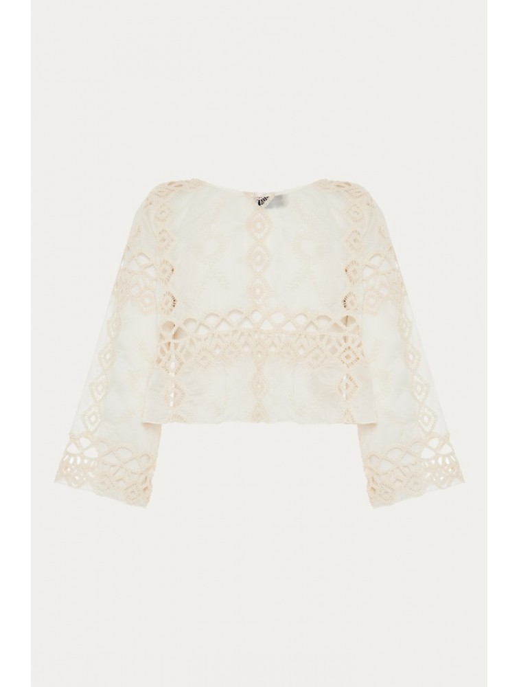 NIDODILEDA Fave Shirt Off White Εκρού Πουκαμίσα