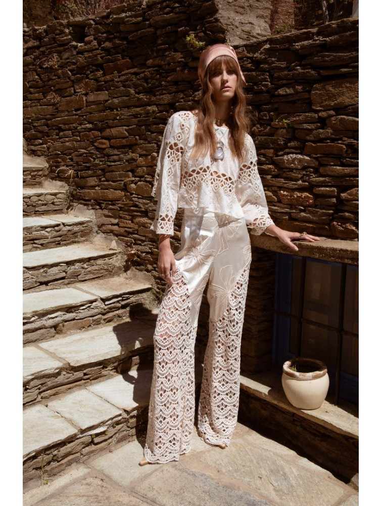 NIDODILEDA Fave Shirt Off White Εκρού Πουκαμίσα