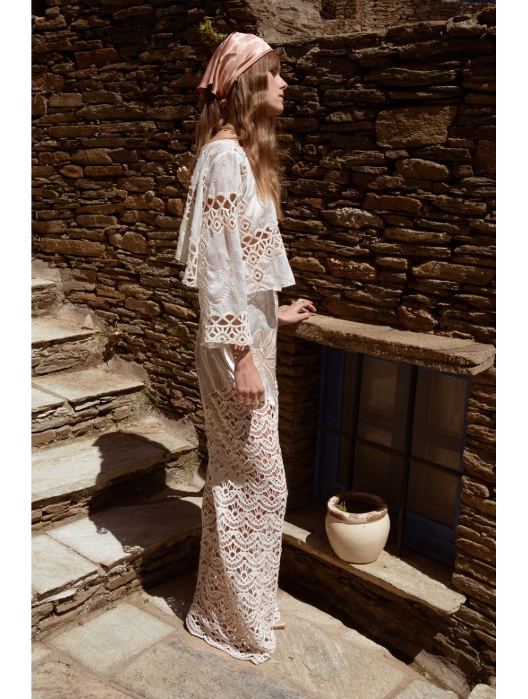 NIDODILEDA Fave Shirt Off White Εκρού Πουκαμίσα