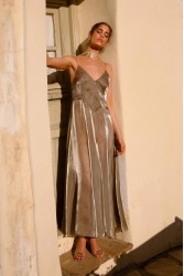 NIDODILEDA Fenella Dress Sleek Chiffon Patterned