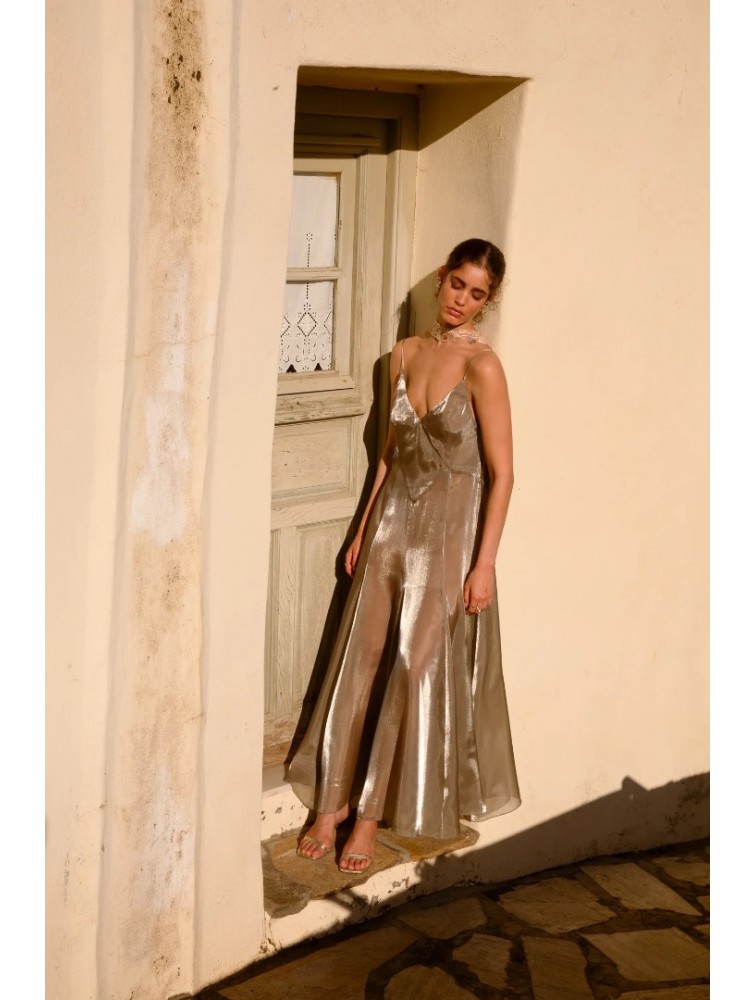 NIDODILEDA Fenella Dress Sleek Chiffon Patterned