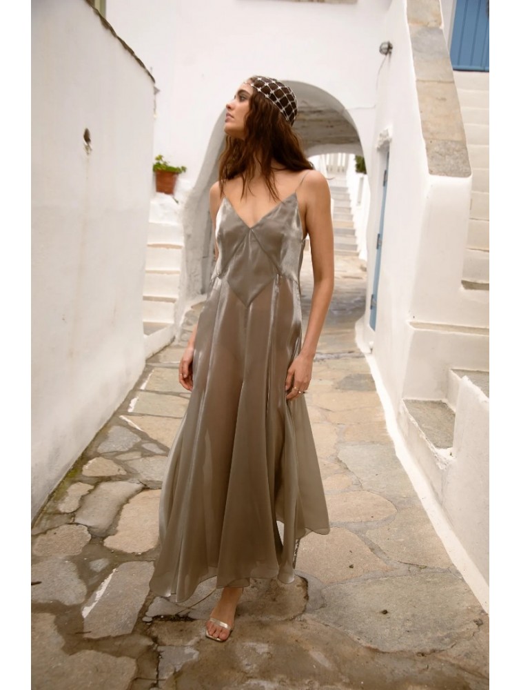 NIDODILEDA Fenella Dress Sleek Chiffon Patterned