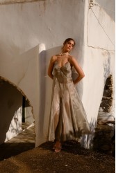 NIDODILEDA Fenella Dress Sleek Chiffon Patterned