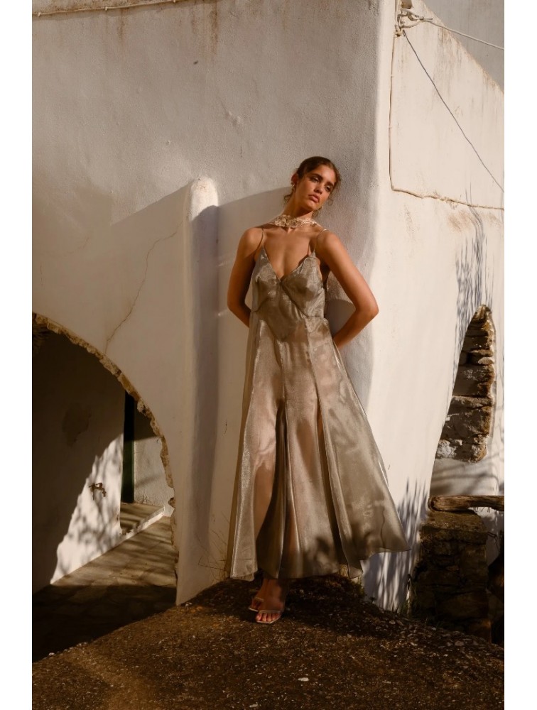 NIDODILEDA Fenella Dress Sleek Chiffon Patterned