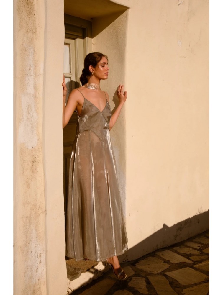 NIDODILEDA Fenella Dress Sleek Chiffon Patterned