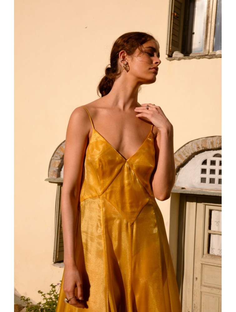 NIDODILEDA Fenella Dress Sleek Chiffon Patterned