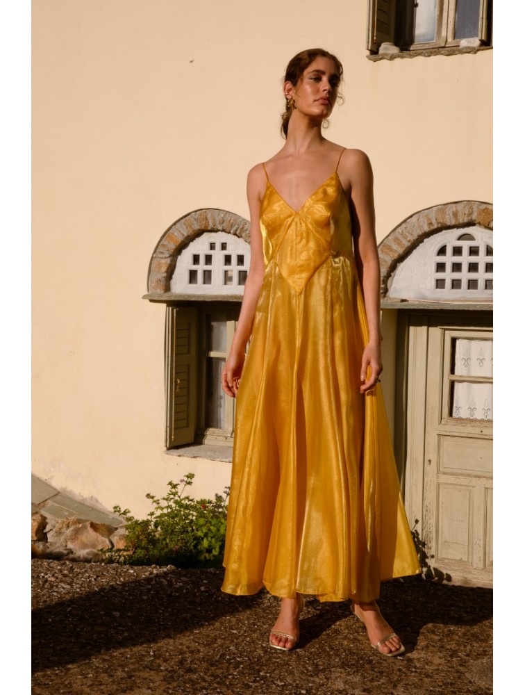 NIDODILEDA Fenella Dress Sleek Chiffon Patterned