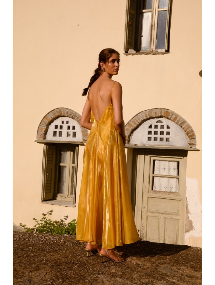 NIDODILEDA Fenella Dress Sleek Chiffon Patterned