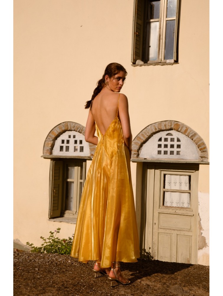 NIDODILEDA Fenella Dress Sleek Chiffon Patterned