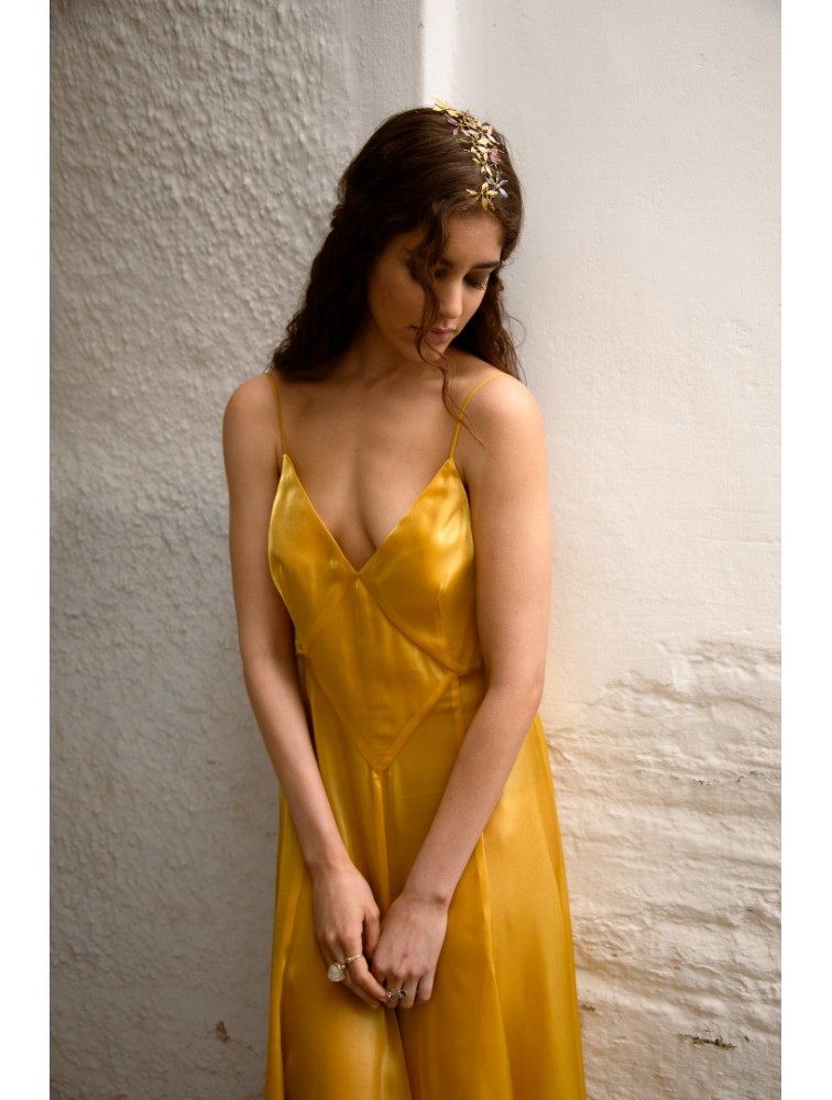 NIDODILEDA Fenella Dress Sleek Chiffon Patterned