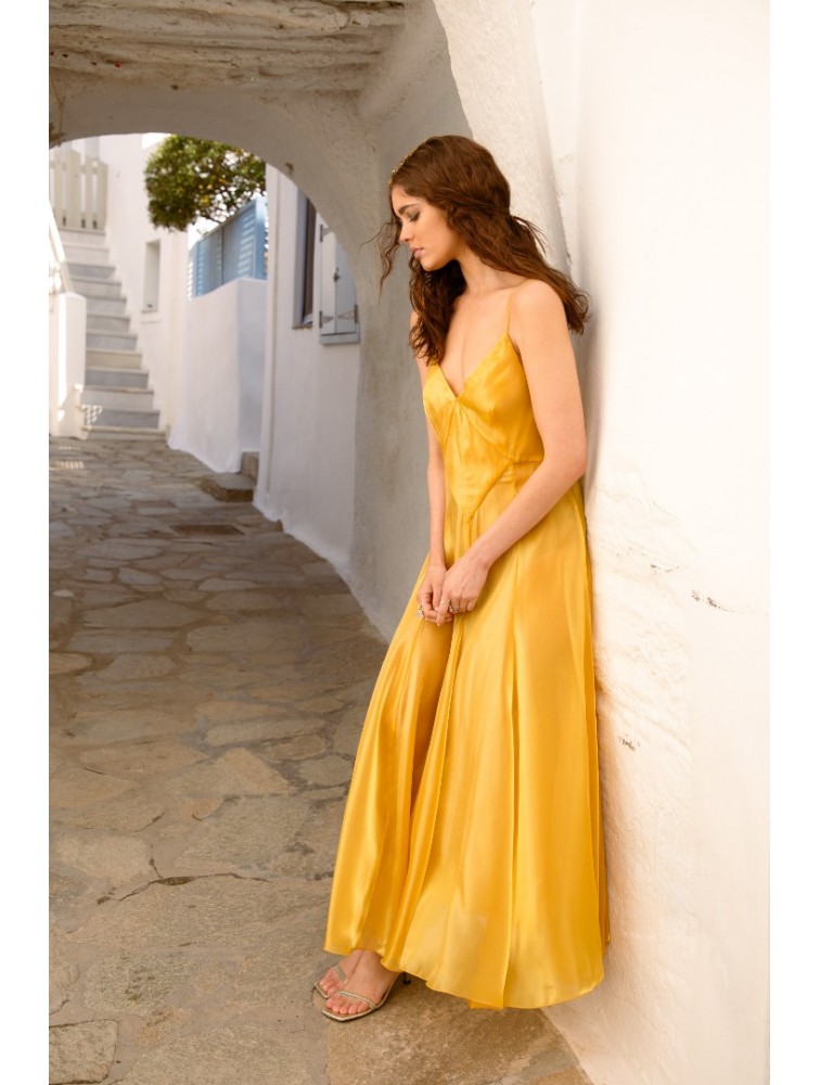 NIDODILEDA Fenella Dress Sleek Chiffon Patterned