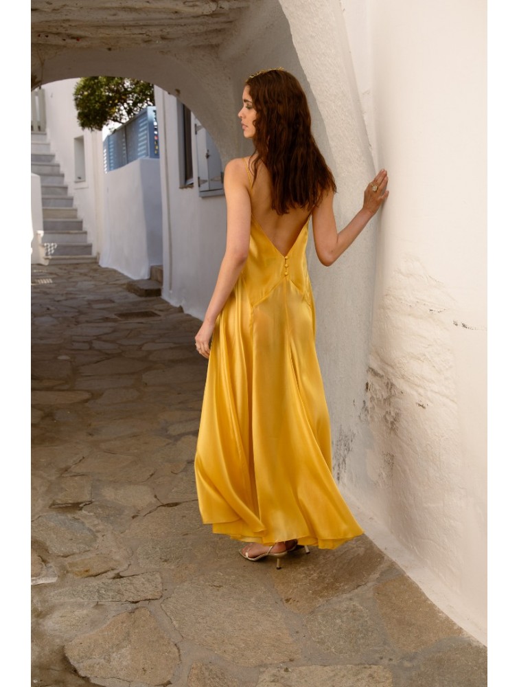NIDODILEDA Fenella Dress Sleek Chiffon Patterned