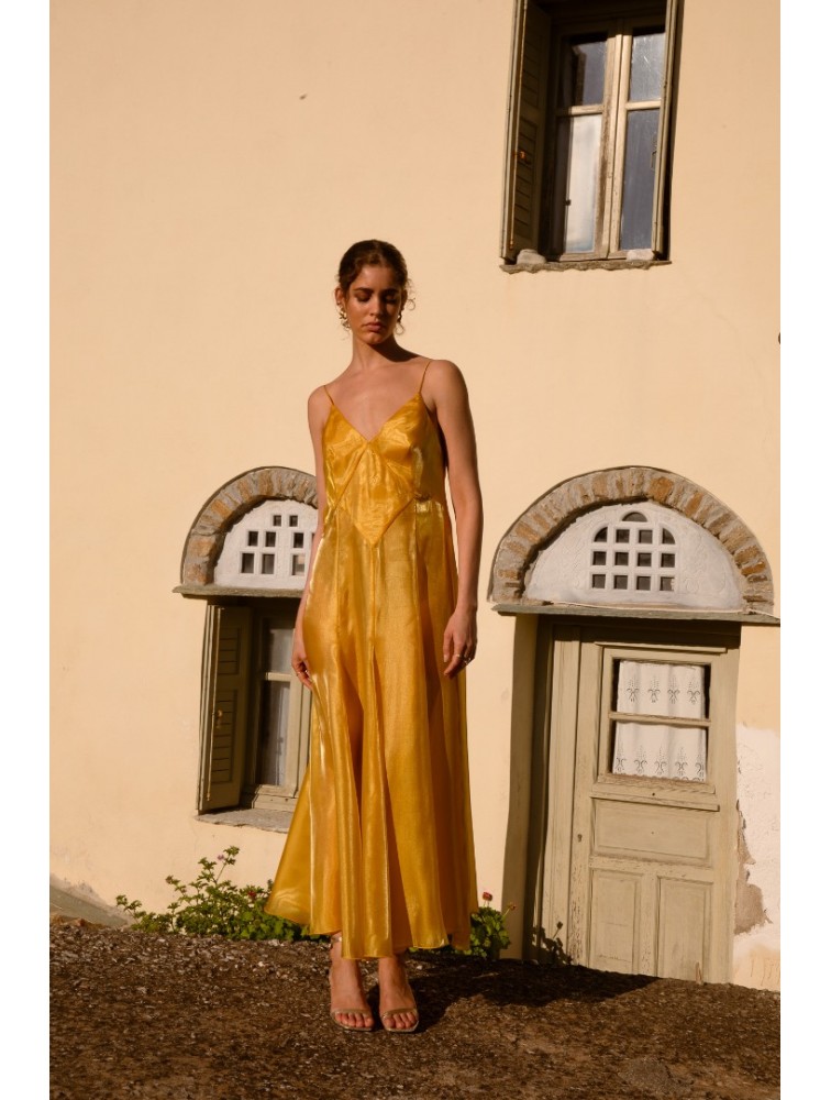 NIDODILEDA Fenella Dress Sleek Chiffon Patterned