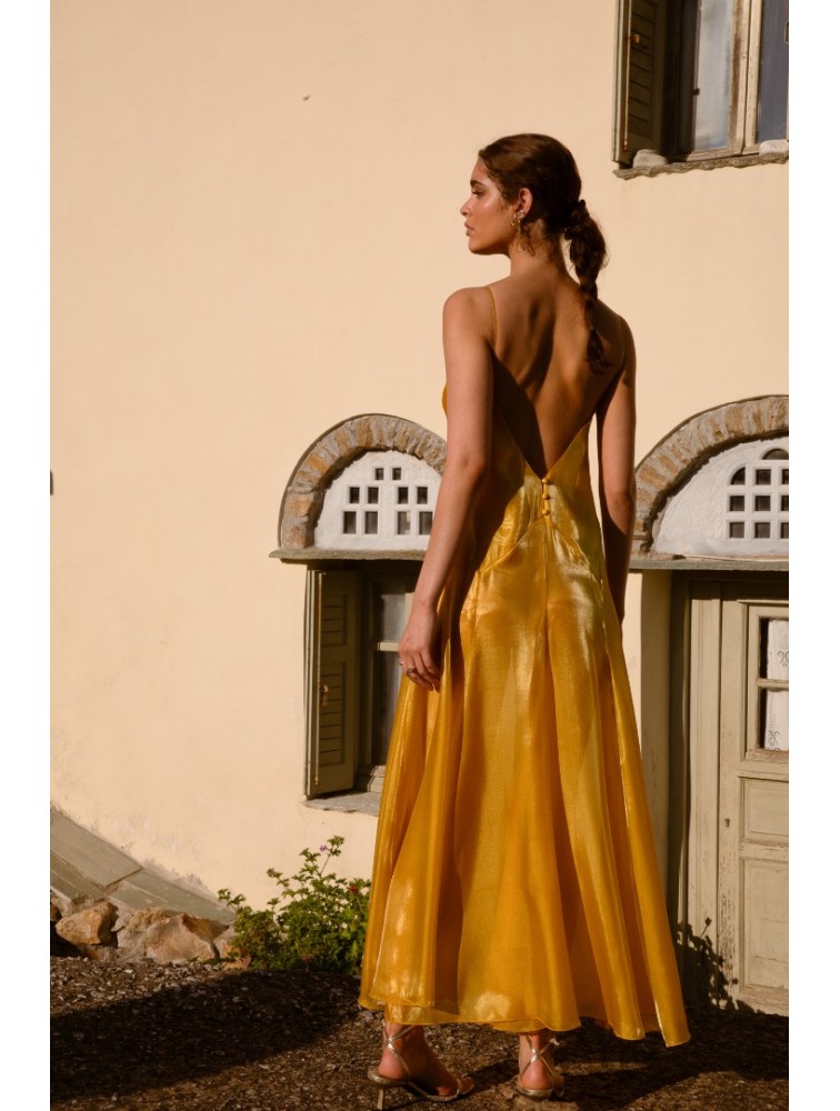 NIDODILEDA Fenella Dress Sleek Chiffon Patterned