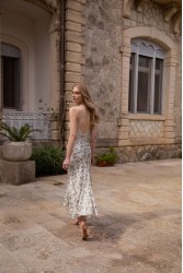 NIDODILEDA Field Dress Beaded Sequined Floral
