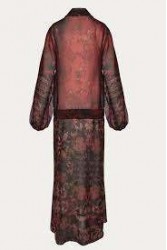 NIDODILEDA Full Dress Βουργουνδί Φόρεμα