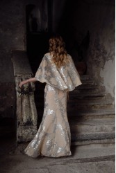 NIDODILEDA Galen Dress Silvery Nude Ασημί Μπεζ Φόρεμα