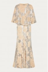 NIDODILEDA Galen Dress Silvery Nude Ασημί Μπεζ Φόρεμα