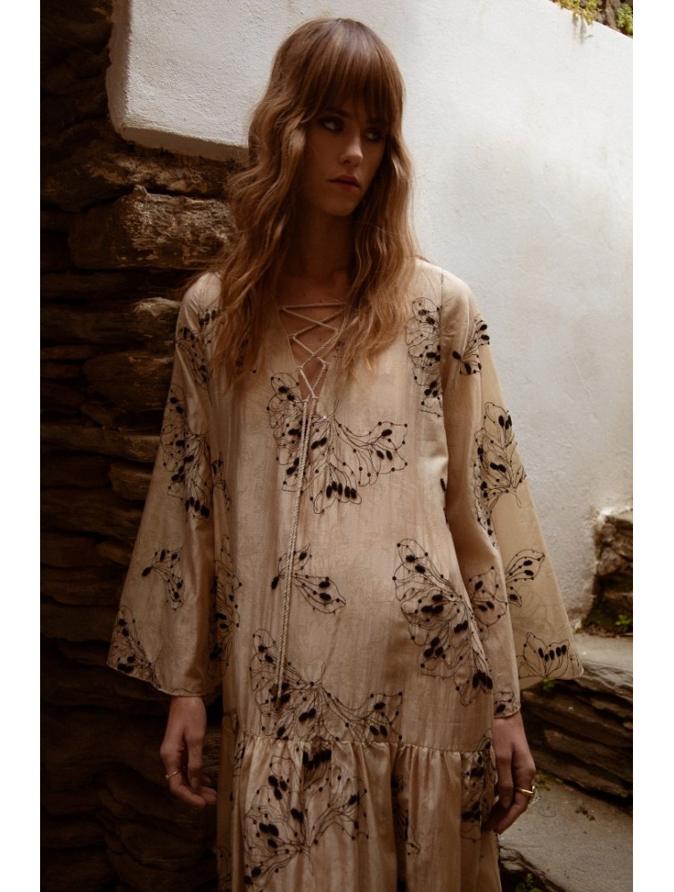 NIDODILEDA Glimmer Dress Sand