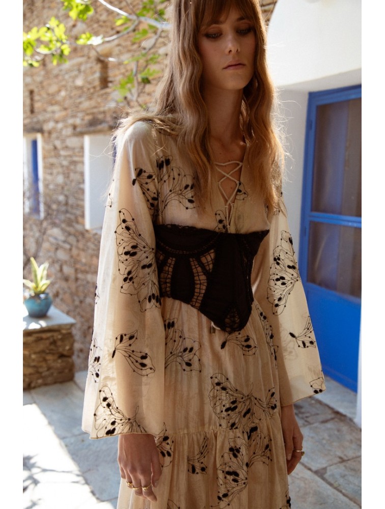 NIDODILEDA Glimmer Dress Sand