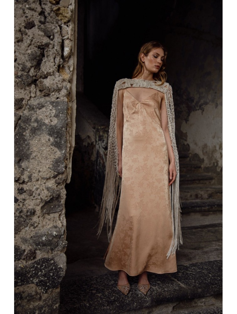 NIDODILEDA Grace Dress Nude Μπεζ Φόρεμα