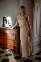 NIDODILEDA Grace Dress Nude Μπεζ Φόρεμα
