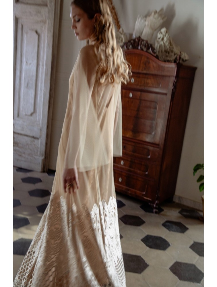 NIDODILEDA Grace Dress Nude Μπεζ Φόρεμα