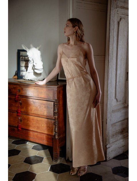 NIDODILEDA Grace Dress Nude Μπεζ Φόρεμα