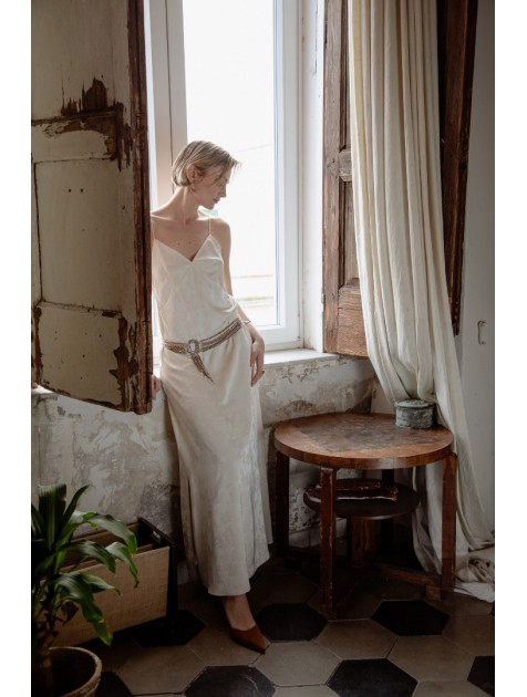 NIDODILEDA Grace Dress Off White Εκρού Φόρεμα