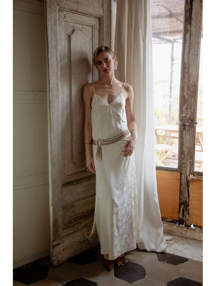 NIDODILEDA Grace Dress Off White Εκρού Φόρεμα