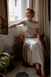 NIDODILEDA Grace Dress Off White Εκρού Φόρεμα