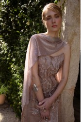 NIDODILEDA Ground Shawl Foil Printed Tulle