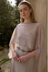 NIDODILEDA Ground Shawl Foil Printed Tulle