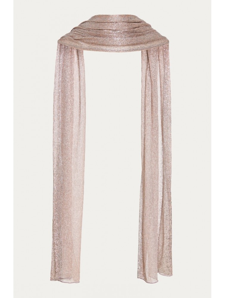 NIDODILEDA Ground Shawl Foil Printed Tulle