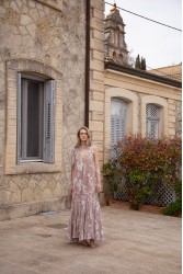 NIDODILEDA Ground Shawl Foil Printed Tulle